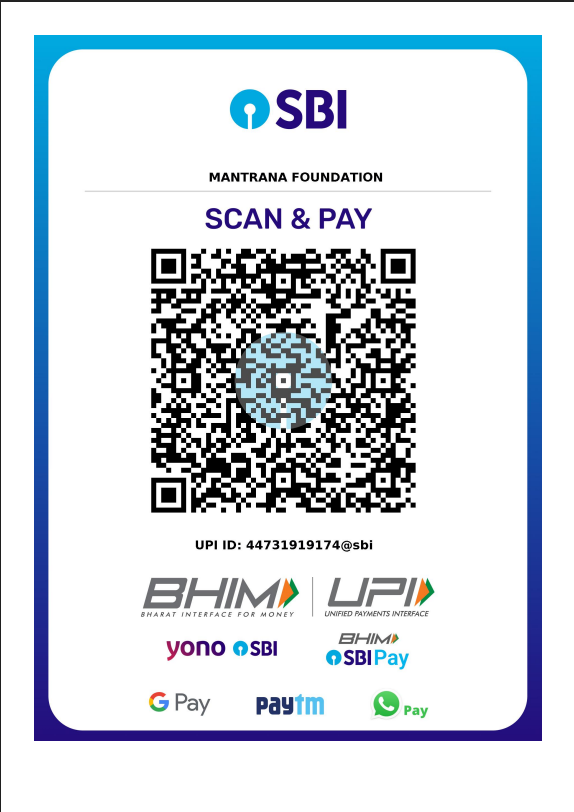 UPI QR Code for MANTRANA FOUNDATION